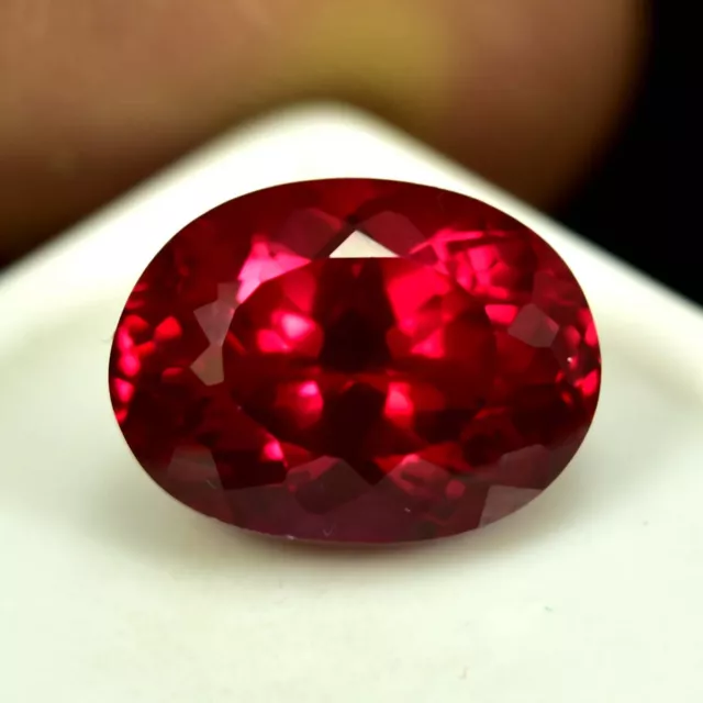 Natural AAA+ Mozambique Red Ruby 7.10 Ct Transparent Gemstone GIE Certified