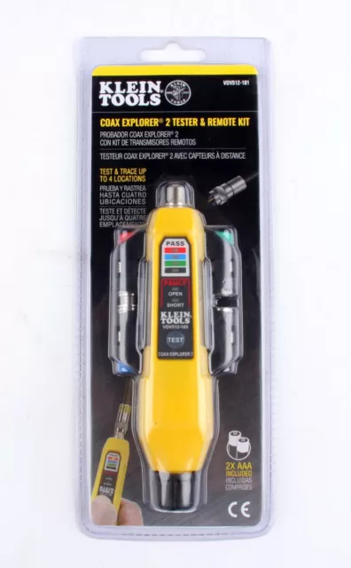 *Klein Tools VDV512-101 Coax Explorer 2 Tester & Remote Kit