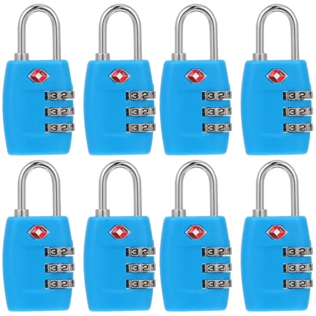 Acheter Casier TSA Code douanier serrure bagages mot de passe serrure à  combinaison à 3 chiffres cadenas de couleur contrastée