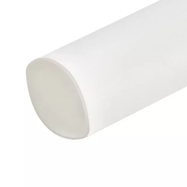 Gaine thermorétractable 2:1 isolation électrique blanc tube 6mm Dia 10m longue
