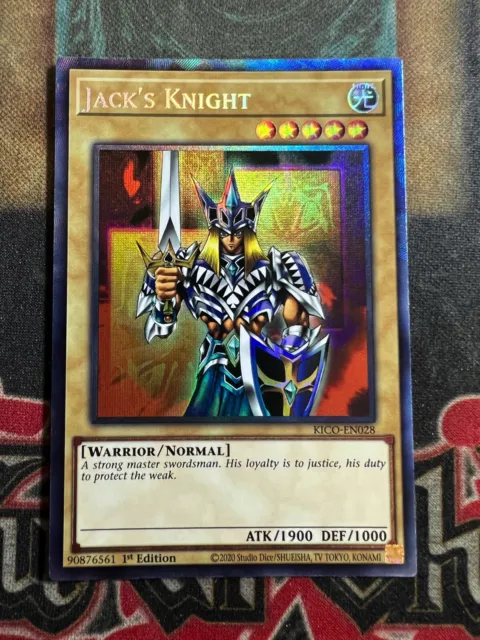 Yugioh Jack’s Knight KICO-EN028 Collector’s Rare 1st Edition NM