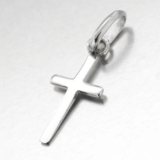Pendentif Croix Catholique Argent 925 Tribal Vieilli - Neuf étiqueté, Mixte