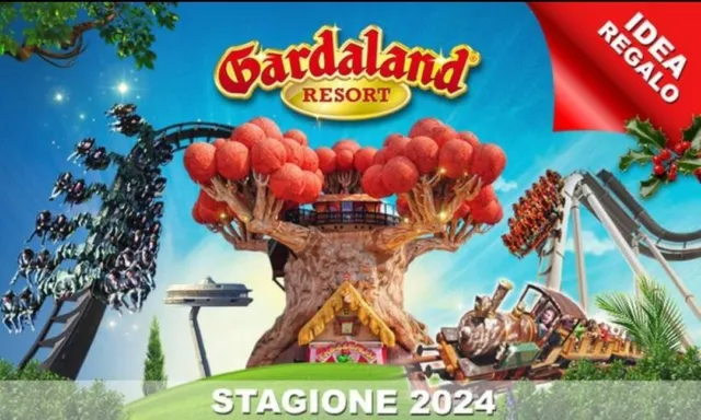 Biglietto Giornaliero Gardaland Stagione 2024 Data Libera Invio Digitale