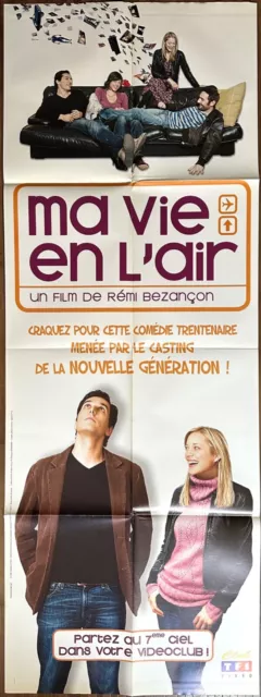 Affiche Cinéma MA VIE EN L'AIR 60x160cm Poster Marion Cotillard / Vincent Elbaz