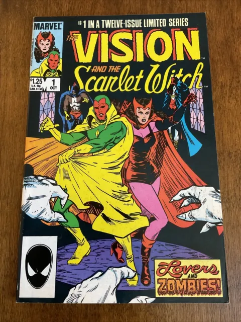 Marvel Vision and Scarlet Witch #1-12 copper age comic books 1985-1986 complete