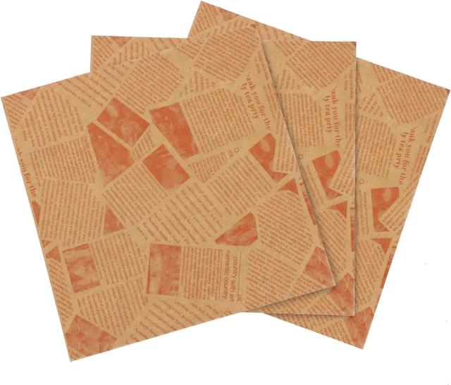 100 Sheets Deli Paper Dry Wax, 12X12In Greaseproof Food Wrapping Paper, Greasepr