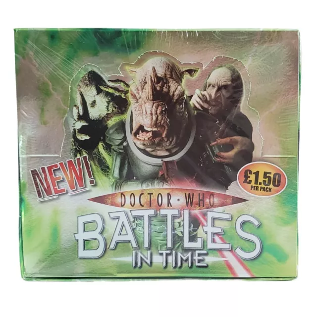 Doctor Who Battles In Time Invader Trading Card Box Of 32 Packs NEW SEALED 2