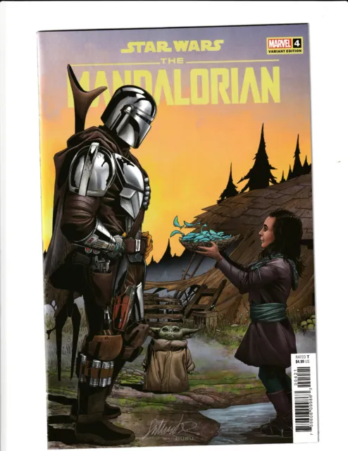 Star Wars: The Mandalorian #4 Marvel 2022 NM 9.4+ Salvador Larroca variant cover