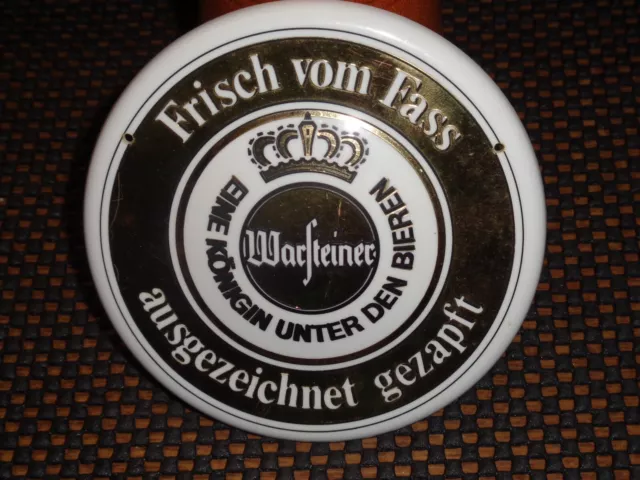 Zapfhahnschild  ""  Warsteiner ""