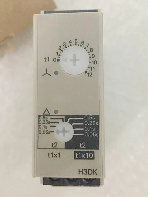 New Time Delay Relay H3DK-G For Omron AC/DC 24-240V In Box
