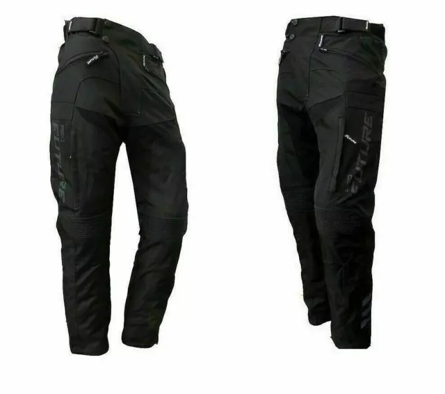 Pantaloni Impermeabile Moto Imbottitura Termica Estraibile Traspirante Cordura