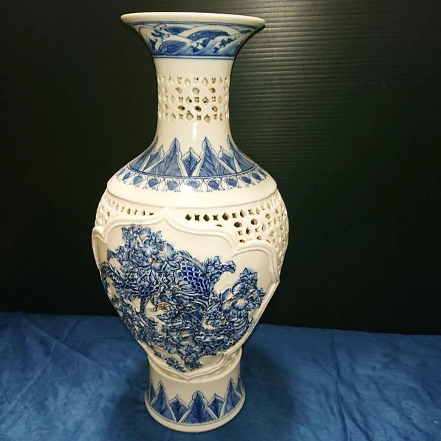中国古美術大明成化年製汕頭五彩人物花瓶Y203 $947.99 - PicClick