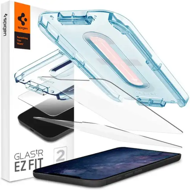 Glas für die Schutzhülle Spigen Glas.tR EZ Fit 2-Pack iPhone 12 Mini