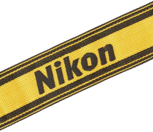 Nuovo cinturino ufficiale fotocamera Nikon collo AN-6Y giallo Giappone