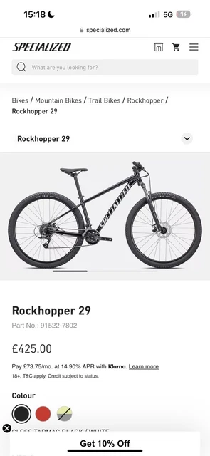 Bicicleta specialized sales rockhopper elite 29