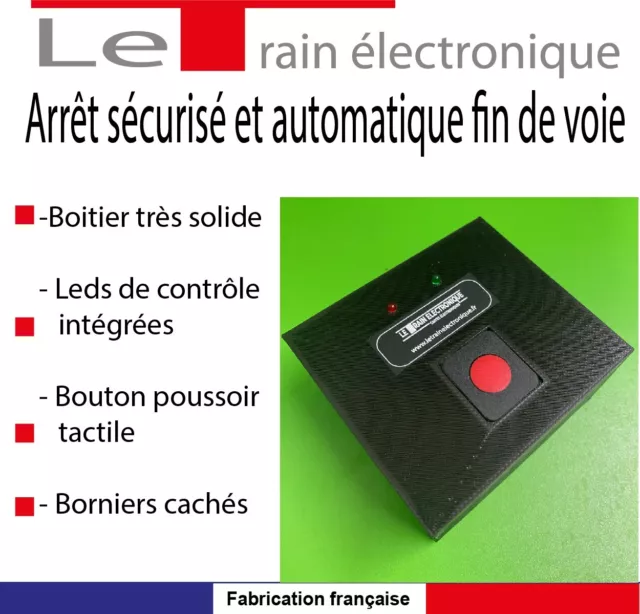 Arret Automatique Butoir Modelisme Ferroviaire Signaletique Heurtoir 3