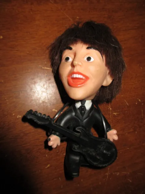 Beatles Paul McCartney Doll, Guitar Hard Body Seltaeb Nems Original with Haircut