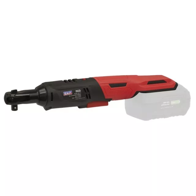 Sealey Ratchet Wrench 20V Sv20 Series 3/8"Sq Drive 60Nm - Body Only