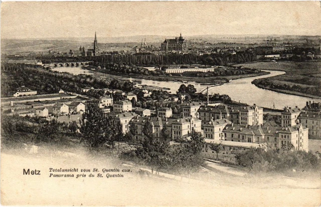 CPA AK METZ - Totalansicht vom St-QUENTIN aus. - Panorama pris du (455328)
