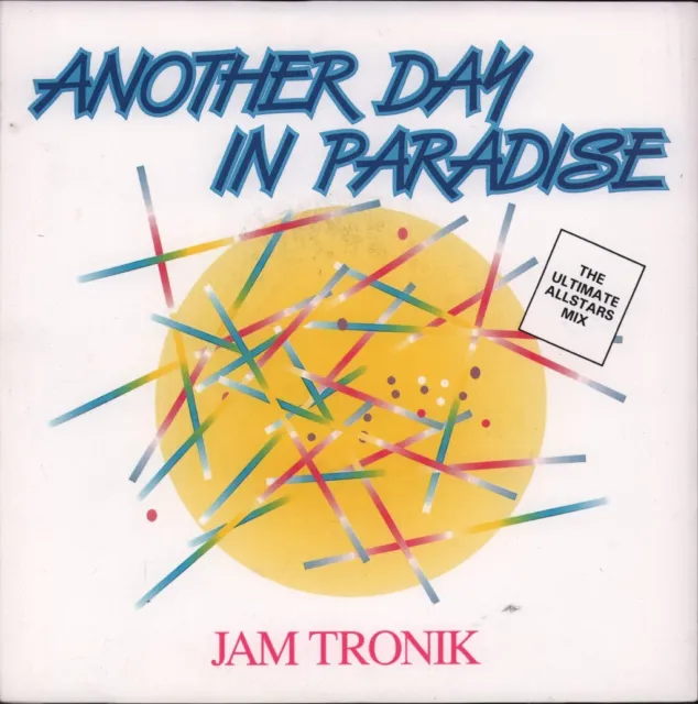 Jam Tronik Another Day In Paradise 7" vinyl UK Debut - pic sleeve DEBT3093