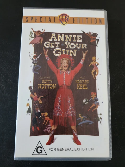 ANNIE GET YOUR Gun - VHS - Betty Hutton Howard Keel Collectable $14.50 -  PicClick AU