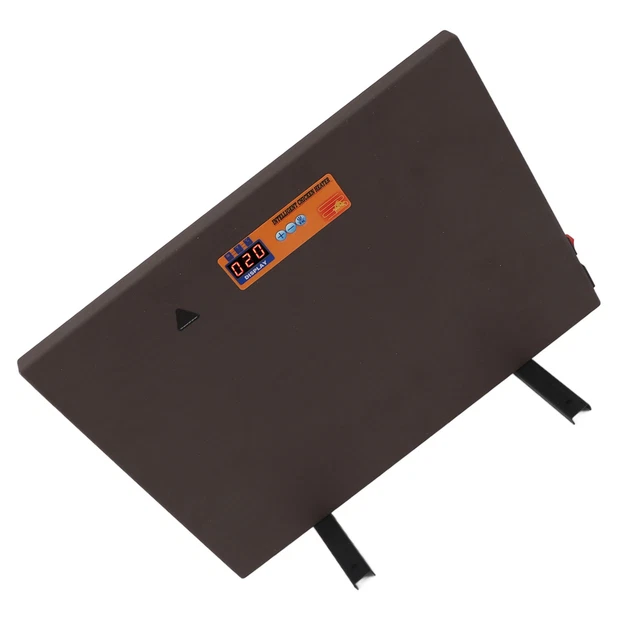 Chicken Coop Heater Brown Manual Control Anti Dumping Chicken Heater EU Plug