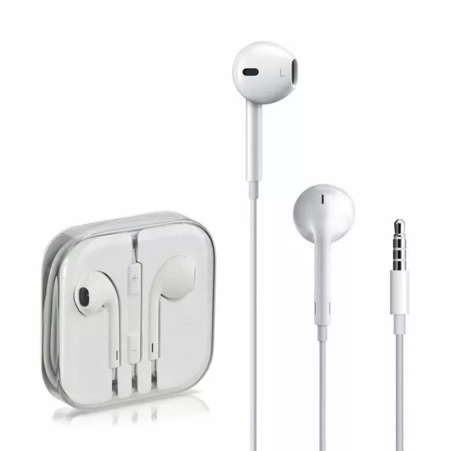 GENUINE OFFICIAL Apple MNHF2ZM EarPods Headphones Remote and Mic (NEW)