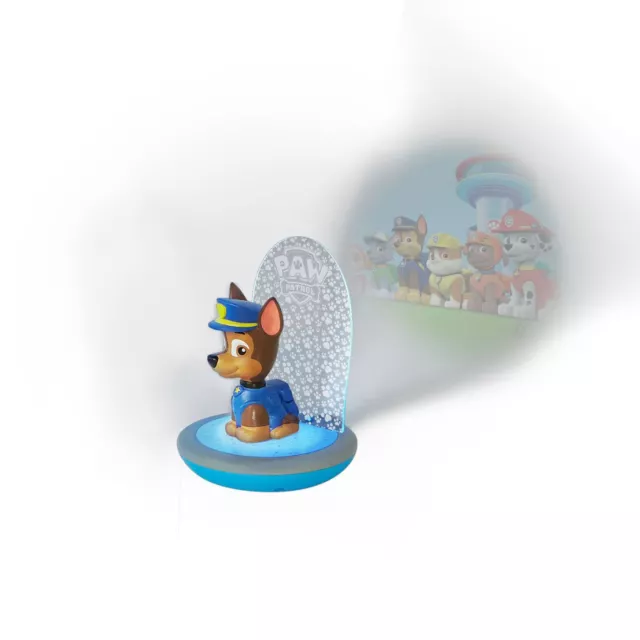 Paw Patrol Chase Magia Go Brillo Noche Luz 3 IN 1 Niños Iluminación