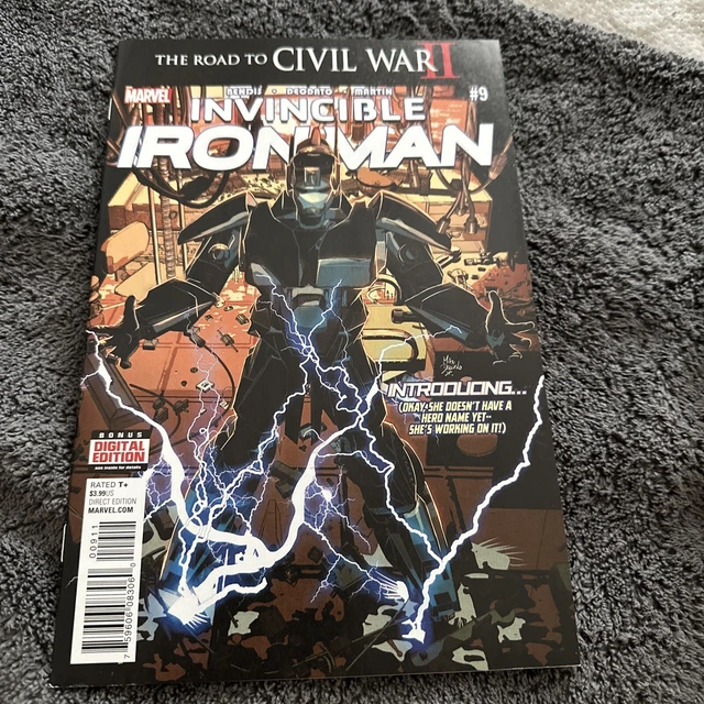 INVINCIBLE IRON MAN #9 1st Print 1st Full App. Riri Williams 2016 Marvel Comics