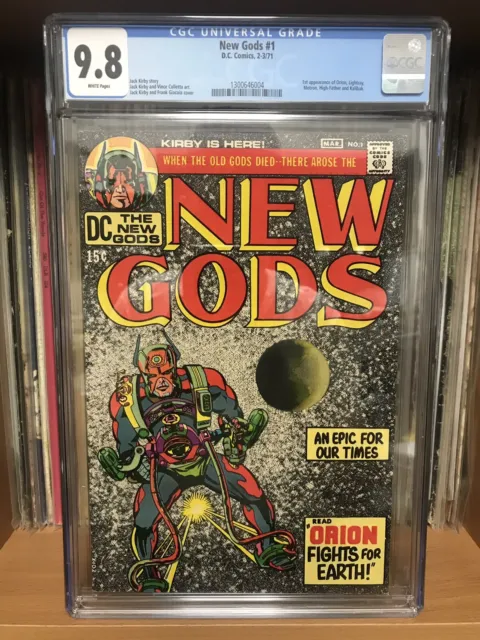 NEW GODS #1 CGC 9.8 White Pages 1st App Orion - JACK KIRBY ART - Mister Miracle