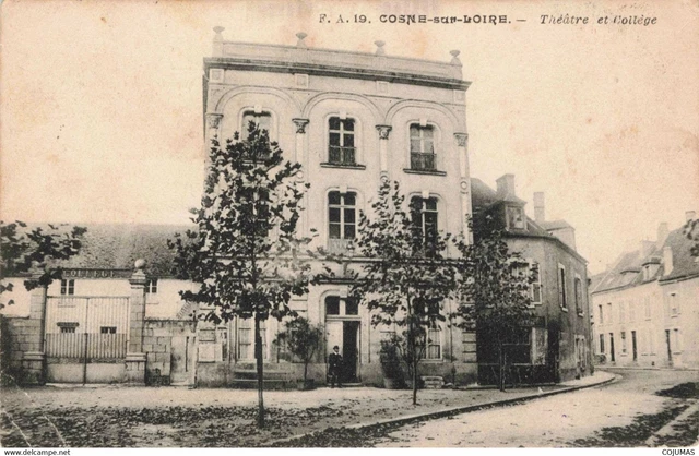 58 - COSNE SUR LOIRE - S10880 - Th��tre et Coll�ge - L1