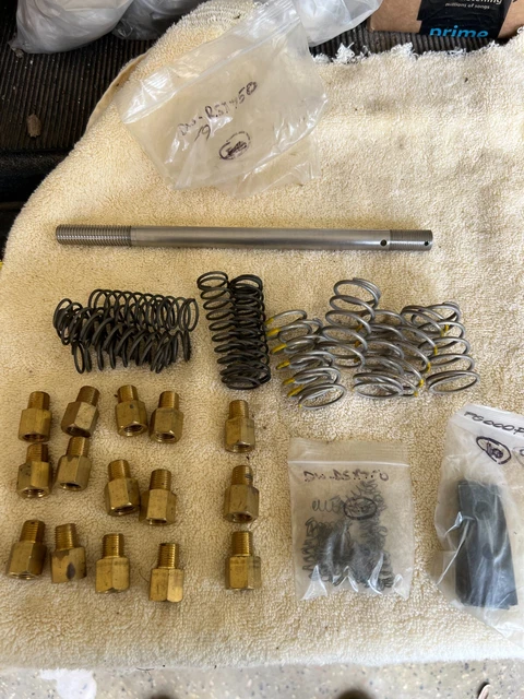 Lot Of Misc. Norriseal Repair Parts Stem, Springs Fittings