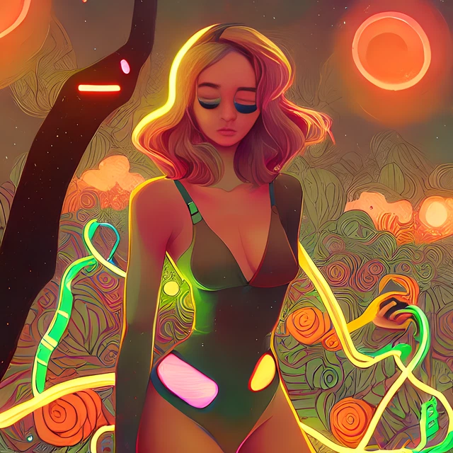 1 of 1 NFT ART "Allure" by Aaustin Bornman