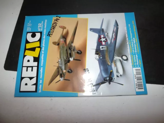 **ms Revue Replic n°52 Petlyakov Pe2 - Grumman F6F 3 Hellcat
