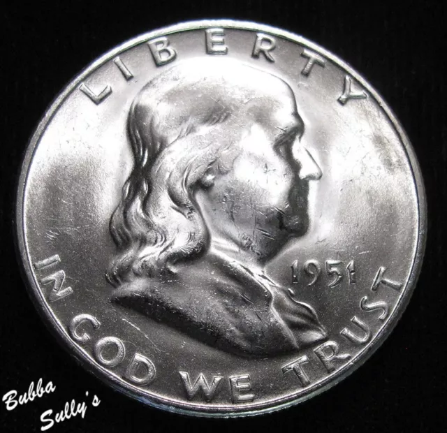 1951 S Franklin Half Dollar UNCIRCULATED