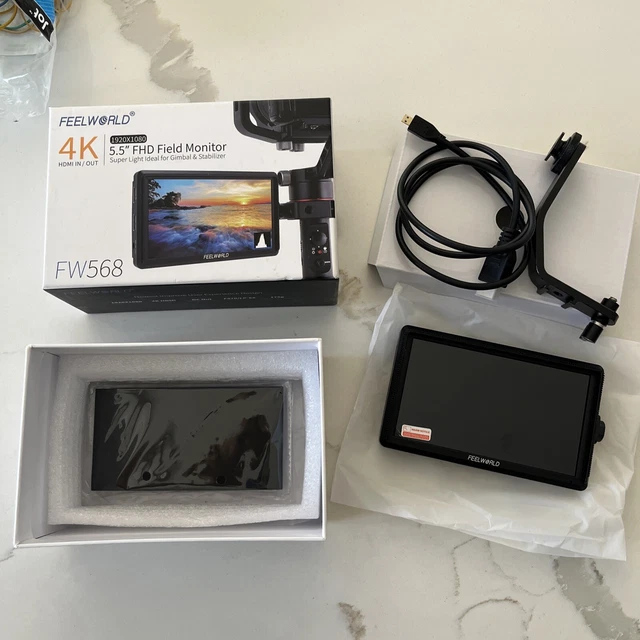 Feelworld FW568 5.5" DSLR Camera Field Video Monitor 4K 1920 x 1080 BRAND NEW!!!