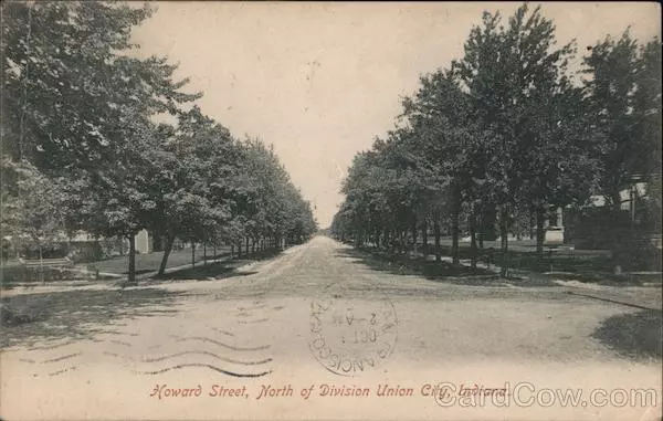 1907 Union City,IN Howard Street,North of Division Randolph County Indiana