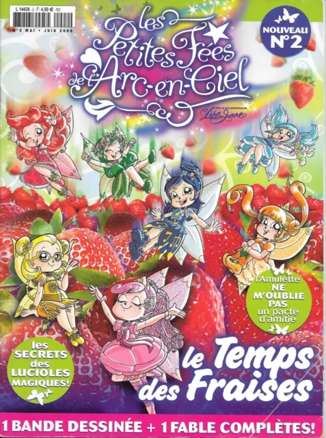 Magazine  Les Petites Fées de l Arc-en-Ciel  n°2 (2009) - Les fraises magiques