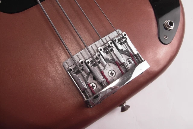 Basso Elettrico A 4 Corde Verde Metallizzato Smiger Con Tastiera In Acero Polacco Basso Elettrico PB - Foto 3