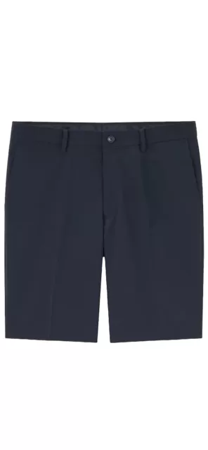 UNIQLO X ADAM Scott Golf Shorts Men s Medium Navy Blue Smart Kando Chino 21.50 PicClick UK