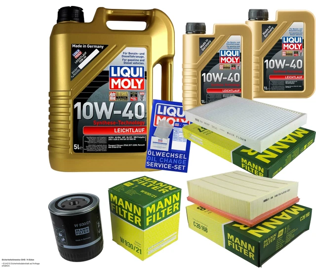MANN-FILTER Set Filtri Olio Filtro Carburante per Mercedes-Benz