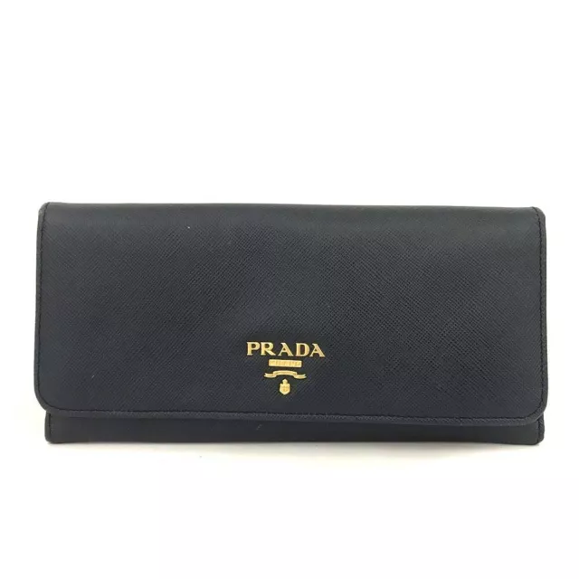 PRADA Saffiano Leather Long Bifold Wallet/2X0707