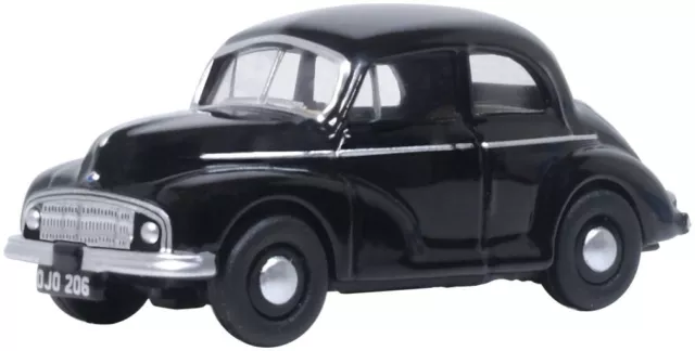 Morris Minor Mms Saloon Car - Black -  1:76  Oxford - 76Mms007