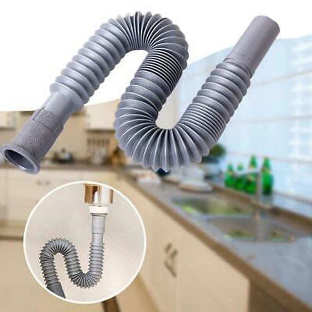 Mauvais Tuyau D'Évacuation Bassin Drainage Ménage Cuisine Flexible Tube Évier