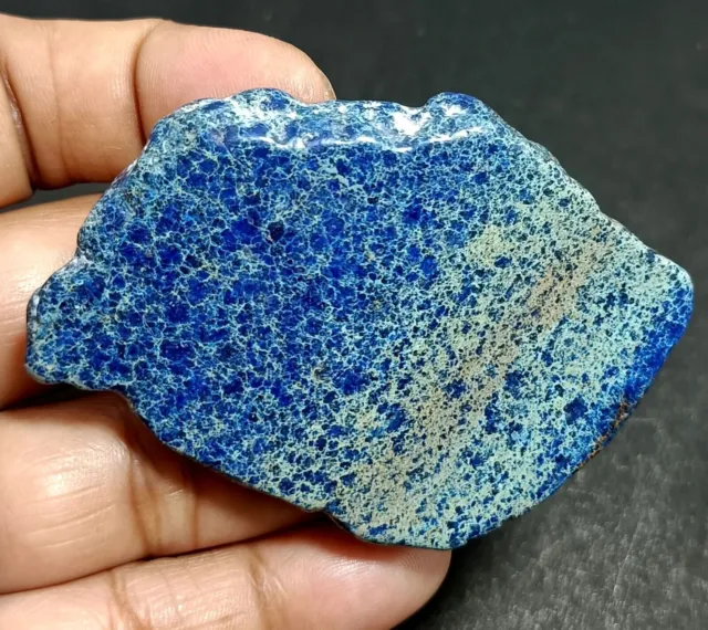 128 Ct Natural Arizona Superior Blue Turquoise Slab Rough Certified Raw Gemstone