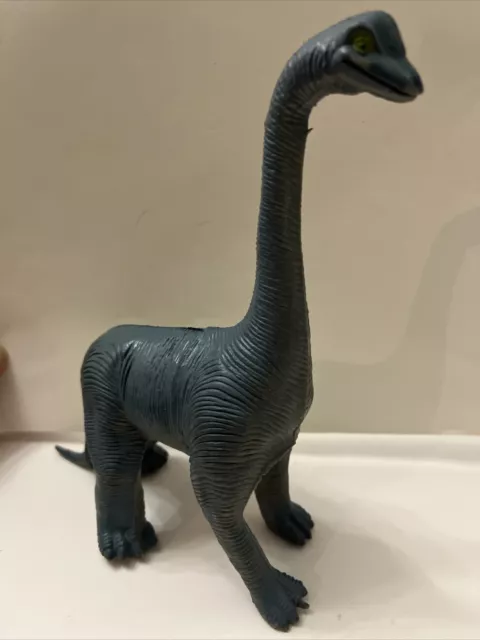 Brontosaurus Imperial 1985 Dinosaur Vintage Rubber Dinosaur Action Figure