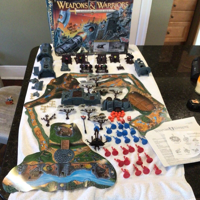 WEAPONS & WARRIORS Castle Combat Set 1994 Pressman £118.88 PicClick UK