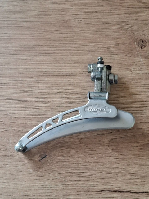 Dérailleur Avant Huret Challenger 2 - Vélo Rétro - NOS Braze On 2 Vitesses France