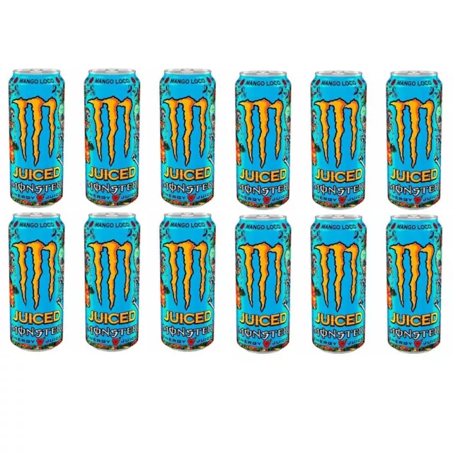Monster Energy Drink Mango Loco Juice 500ML x 12