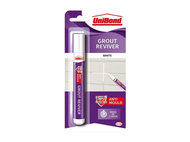 Pluma revivadora de lechada unibond, pluma de lechada blanca para restaurar articulaciones de lechada de baño,